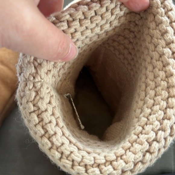 🇪🇸🐠 UGG Darrah II Mini Winter Boot chunky knit Chestnut - Picture 6 of 11